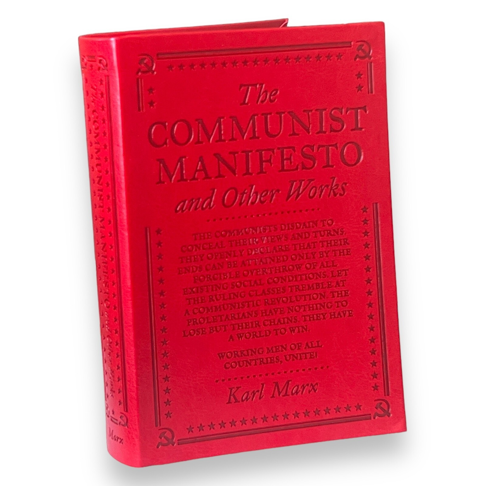 The COMMUNIST MANIFESTO & Other Works by Karl Marx Faux LEATHER Flexi Bound