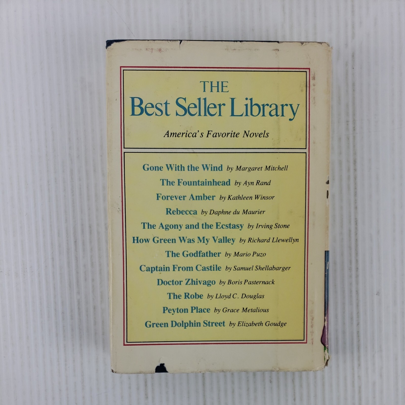The Godfather by Mario Puzo Bookclub edition, 1969, Best Seller Library