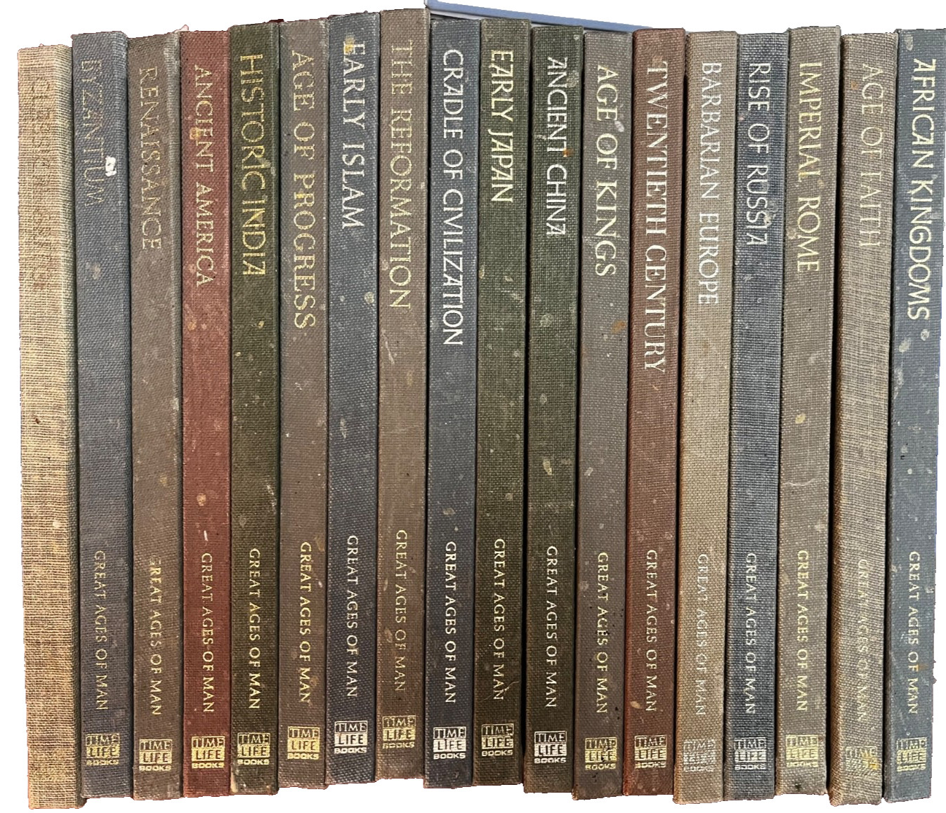 Lot of 18 GOOD Vintage “Great Ages of Man” History Books (65-68) – Incl. Greece