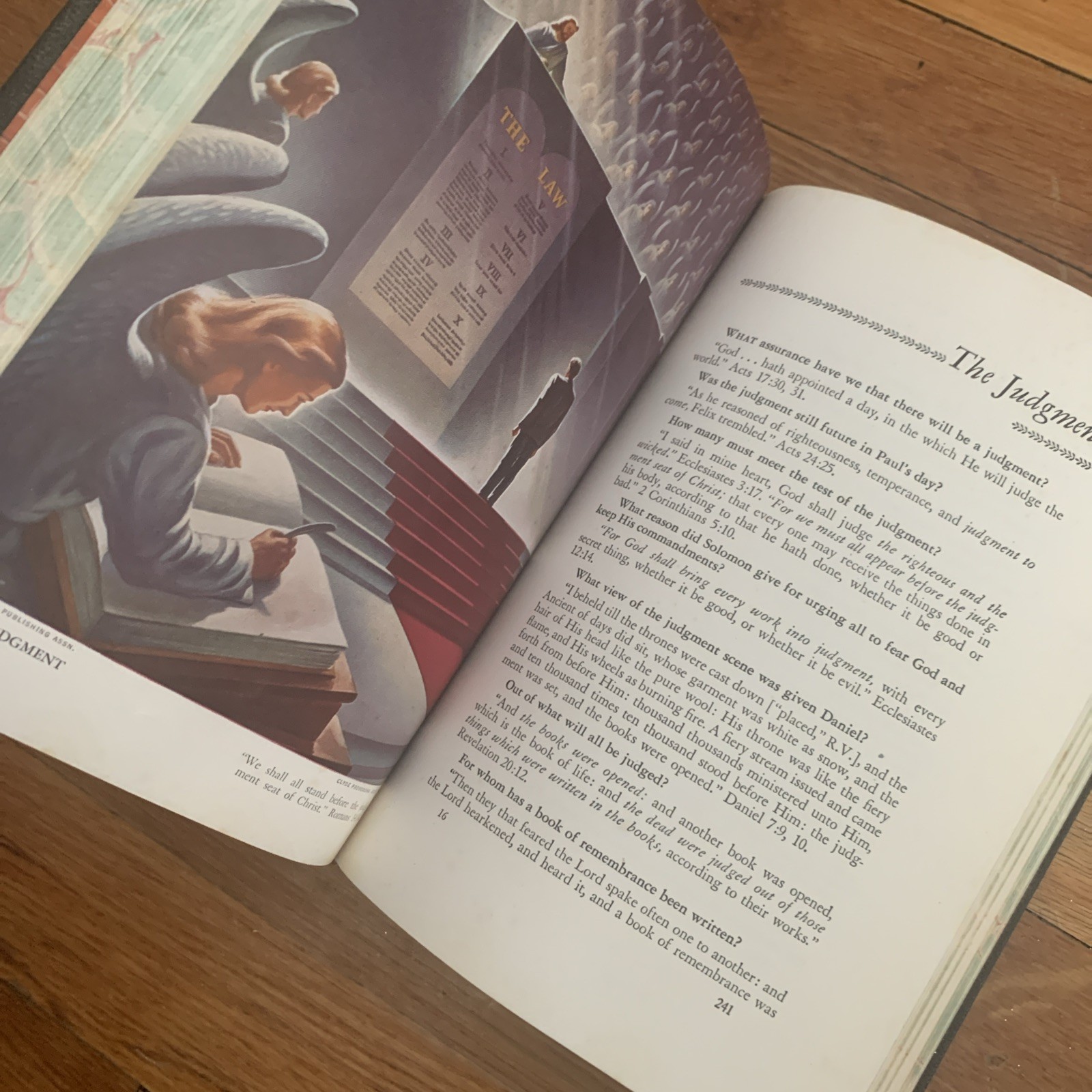 BIBLE READING FOR THE HOME 1949 Hardcover- Reviews & Herald – Christian Study