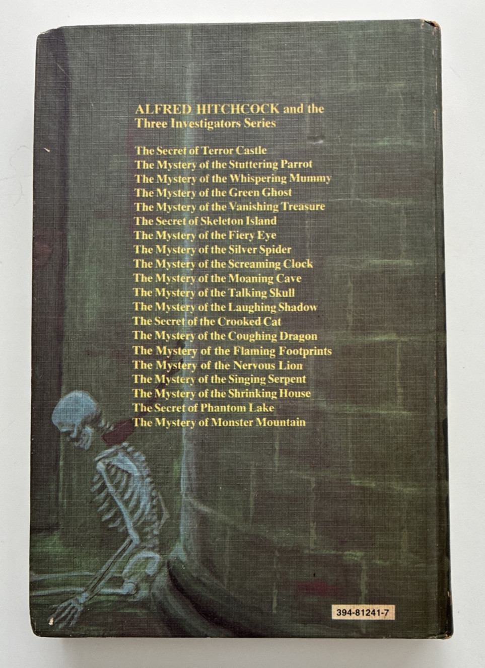 VTG The Secret of Terror Castle Alfred Hitchcock Three Investigators Lot 2 Books