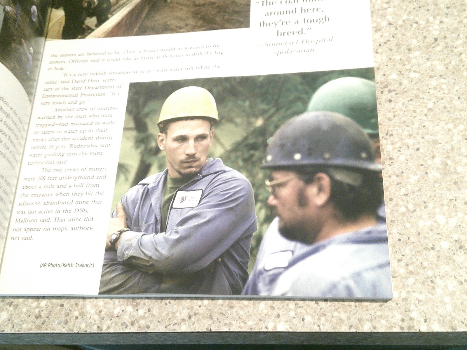 2002 book & addendum NINE ALIVE – QUECREEK COAL MINING RESCUE – SOMERSET PA