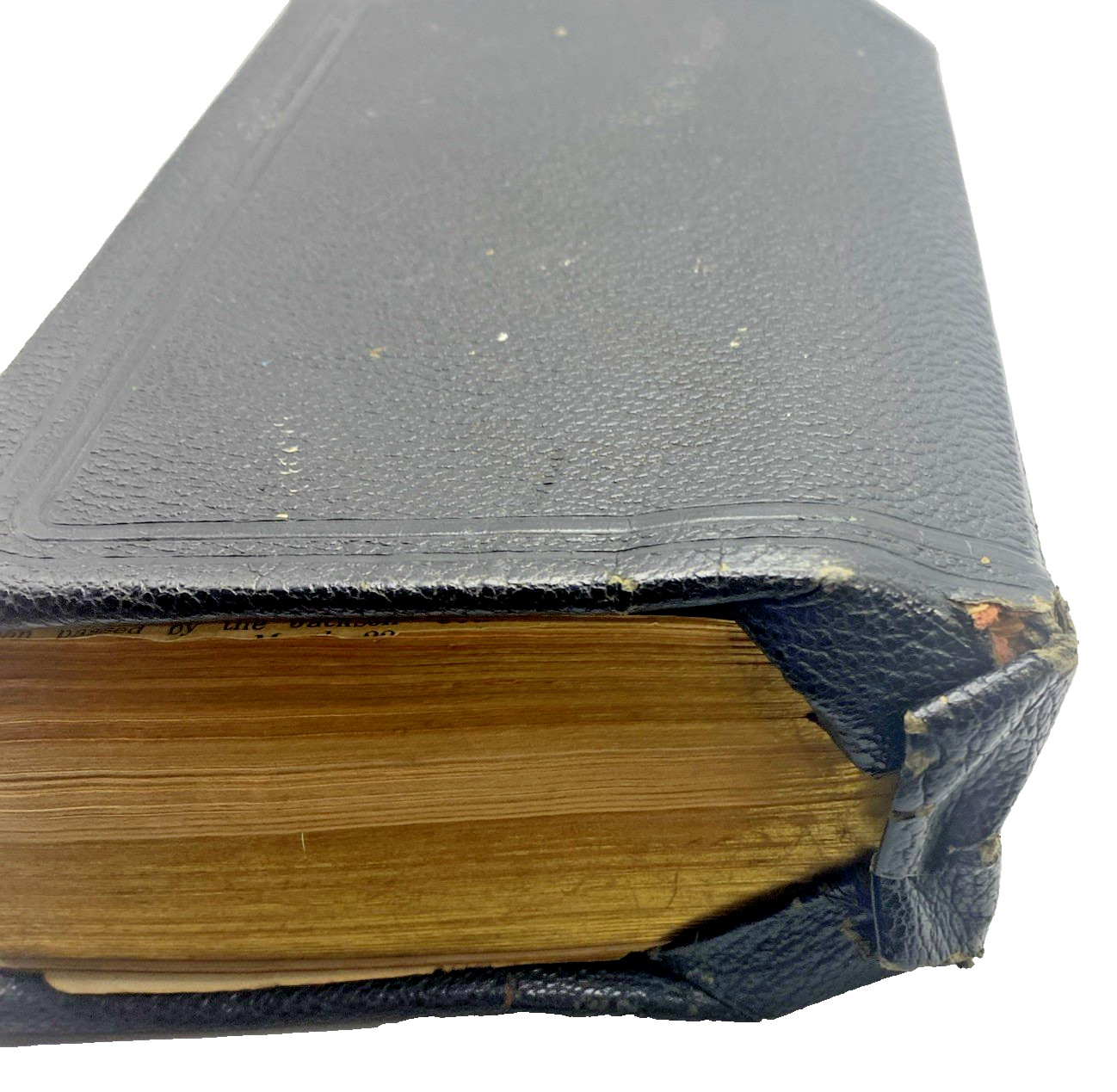 Vintage Holy Bible Red Letter Edition KJV World Publishing Co Leather Bound 1913