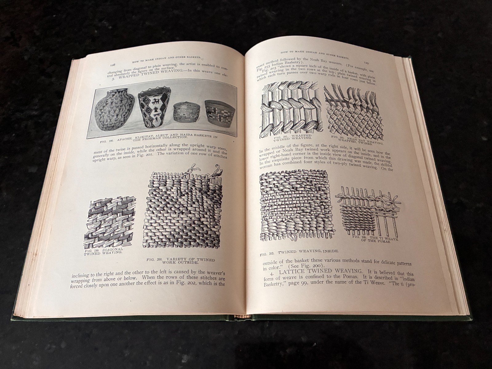 “Indian and Other Basket Making” by George Wharton James, HC, 1st edition, 1903
