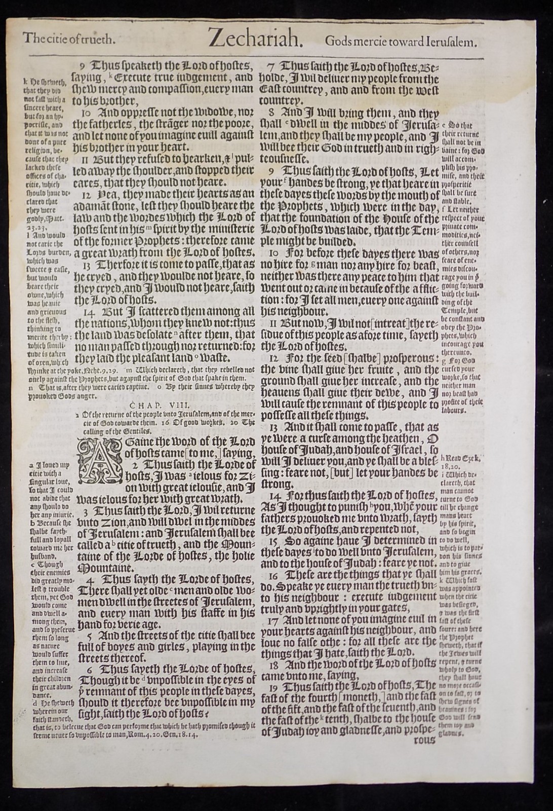 1583 GENEVA BIBLE PULPIT FOLIO LEAF GRAND NOBLEST *YOU PICK * VGC PAGE