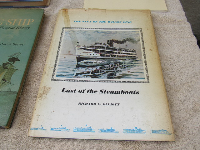 Lot of 19 antiquarian collectible books on Steam Boats mostly East Coast + NE