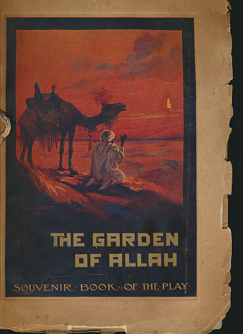 Garden of Allah 1911 Souvenir Book + Oriental “Rug” Laid In Spiritual Romance