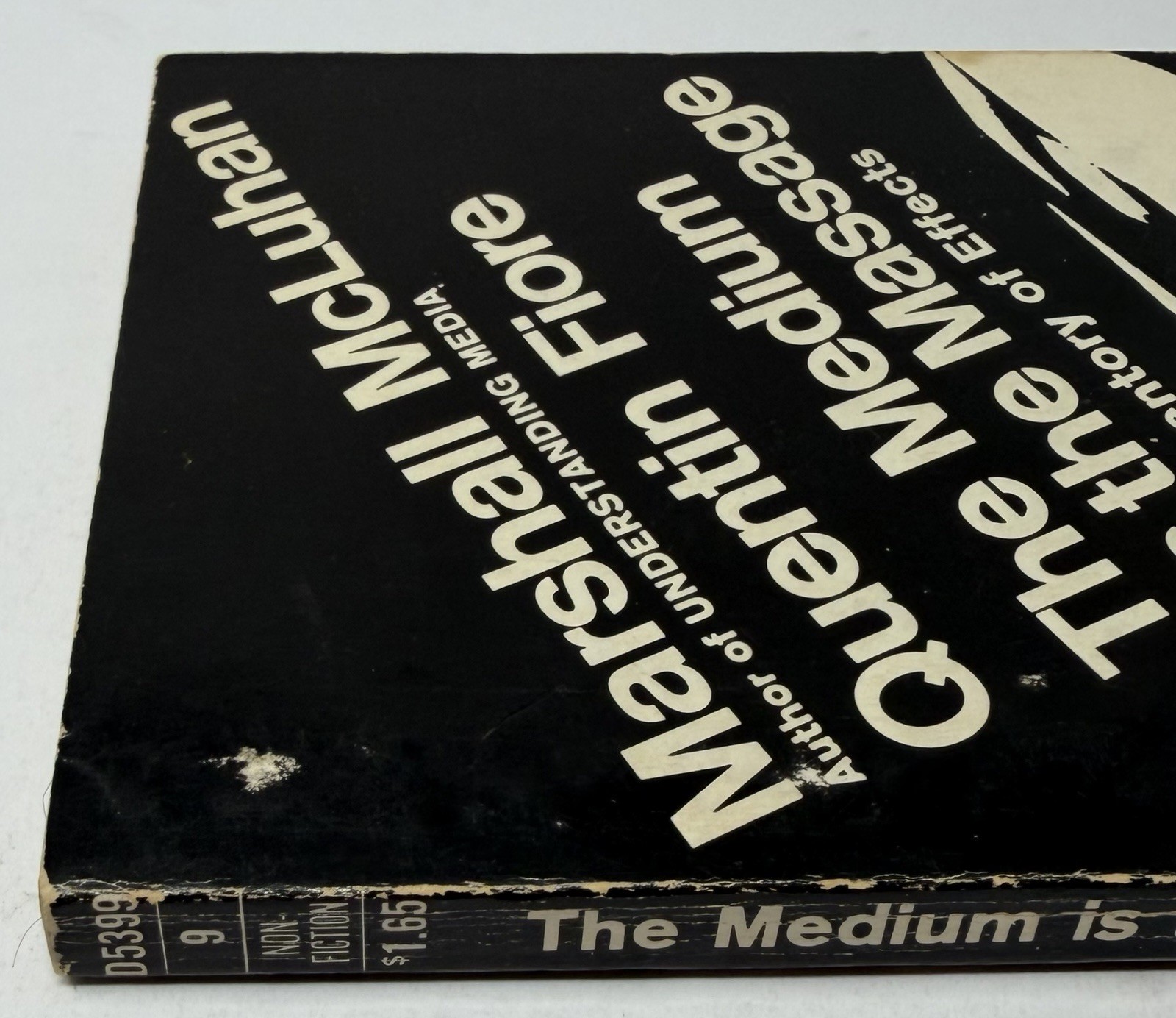 The Medium is the Massage Marshall McLuhan 1967 First Paperback Ed. Vintage Book