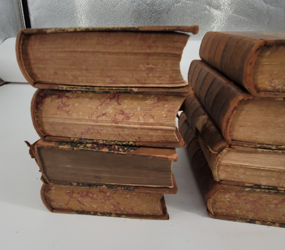 Antique Charles Dickens Works ~ 12 Volume Set ~ Late 1800s Books