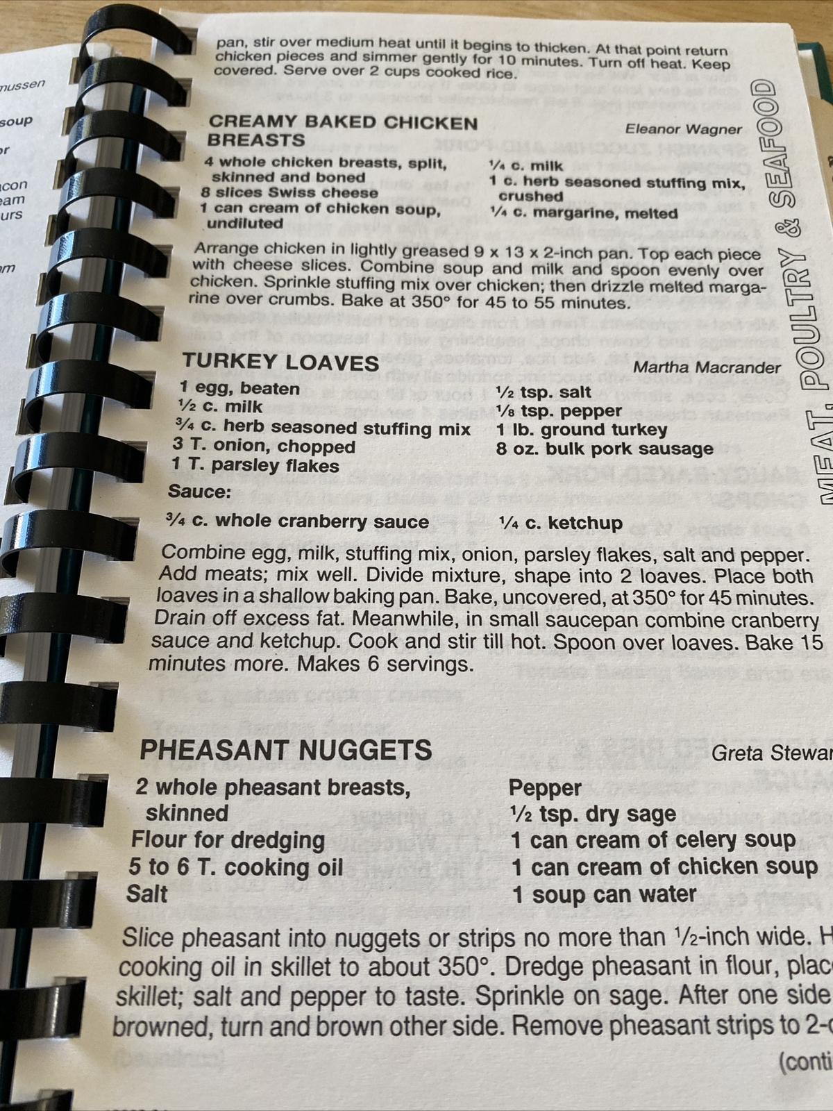 Vintage- Cooking Our Way- O’Neill Presbyterian Church 1994 HB Spiral Bound