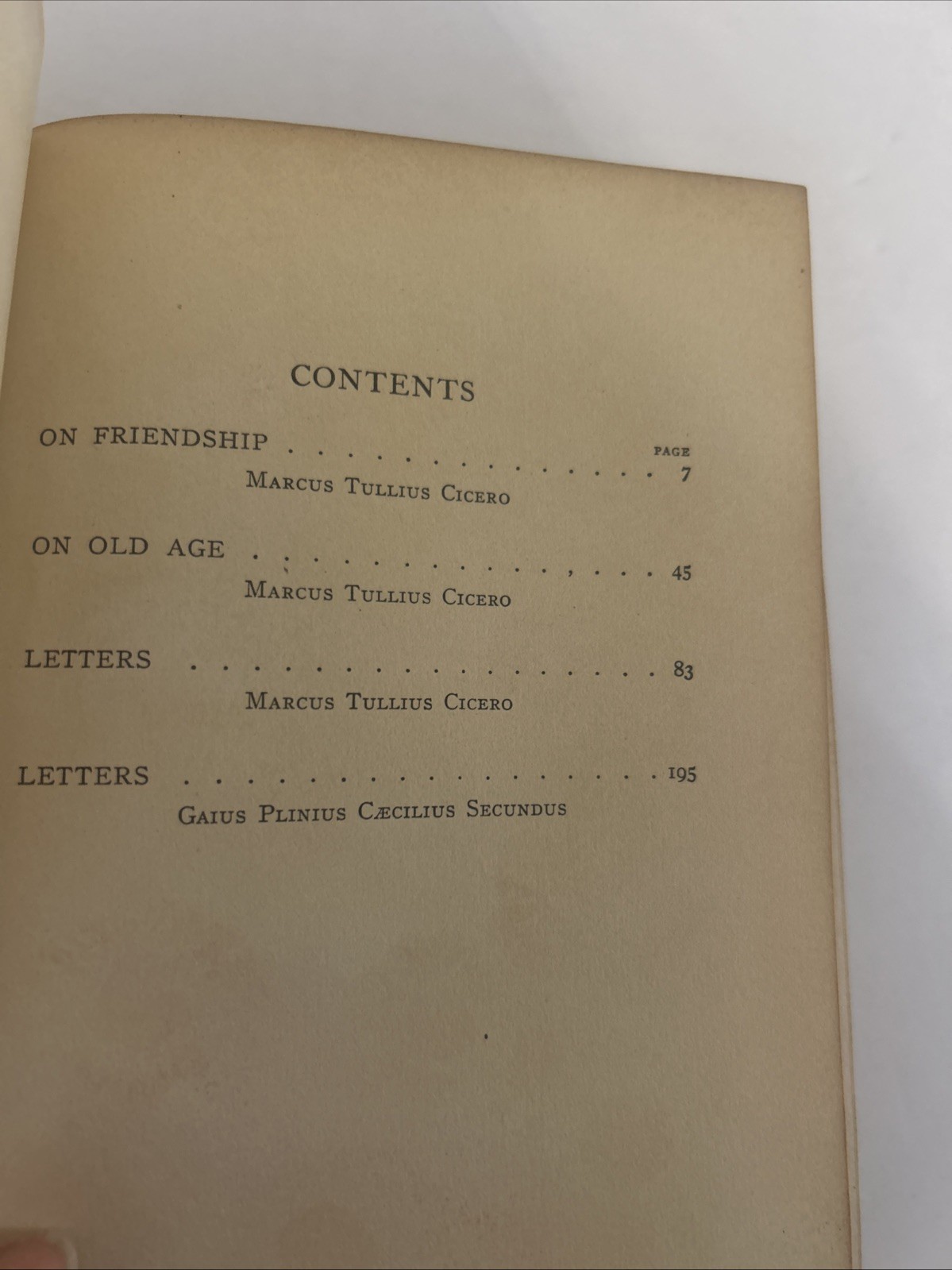 The Harvard Classics Vol 9: Letters & Treatises Of Cicero & Pliny Hardback c1909
