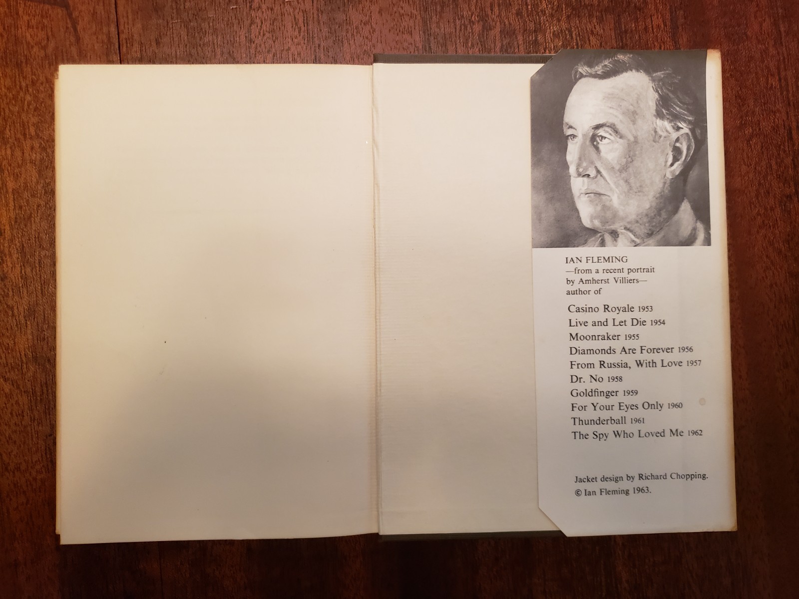 On Her Majesty’s Secret Service by Ian Fleming 1st edition, 1st impression U.K.