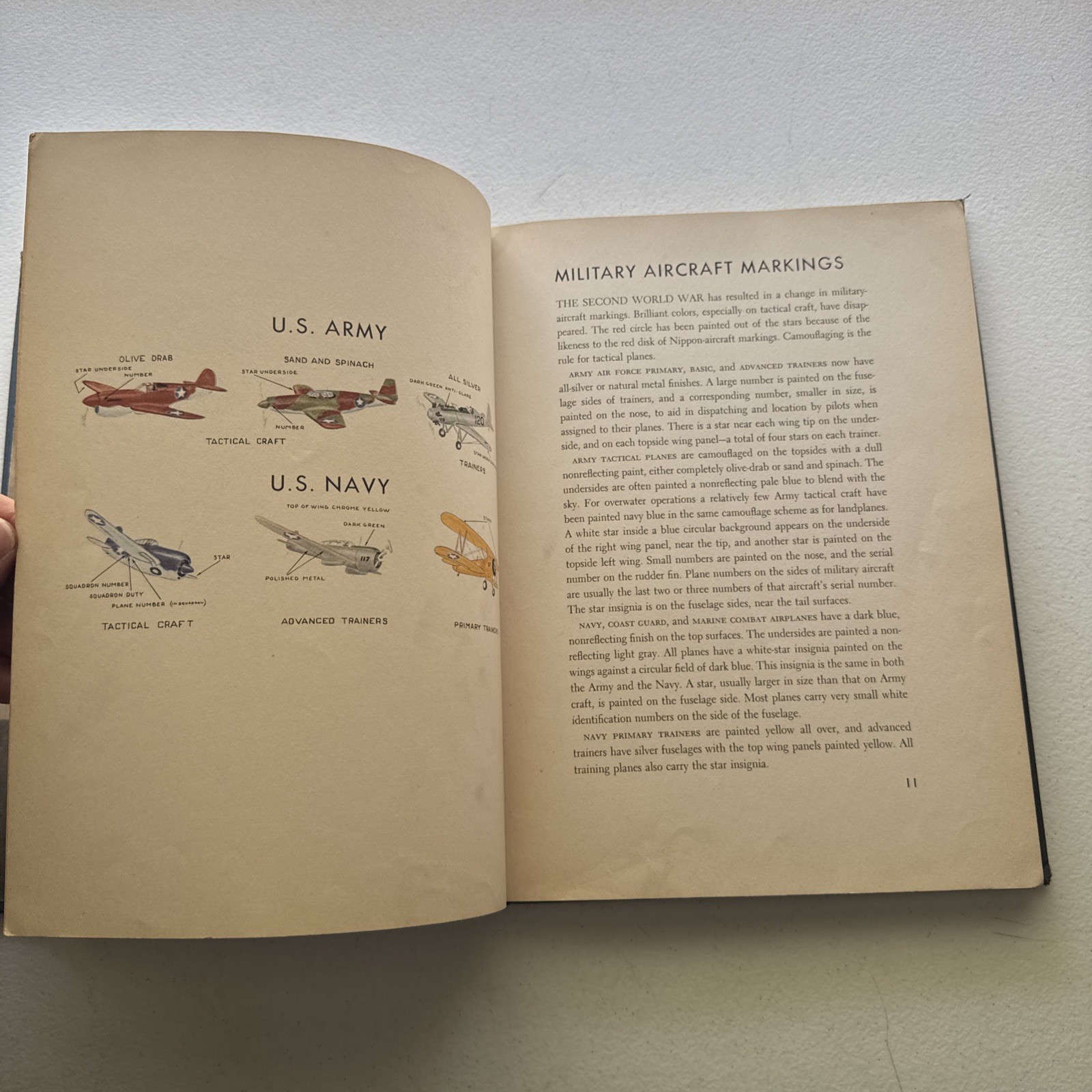 America’s Fighting Planes in Action By Reed Kinert 1943 Hardcover Book