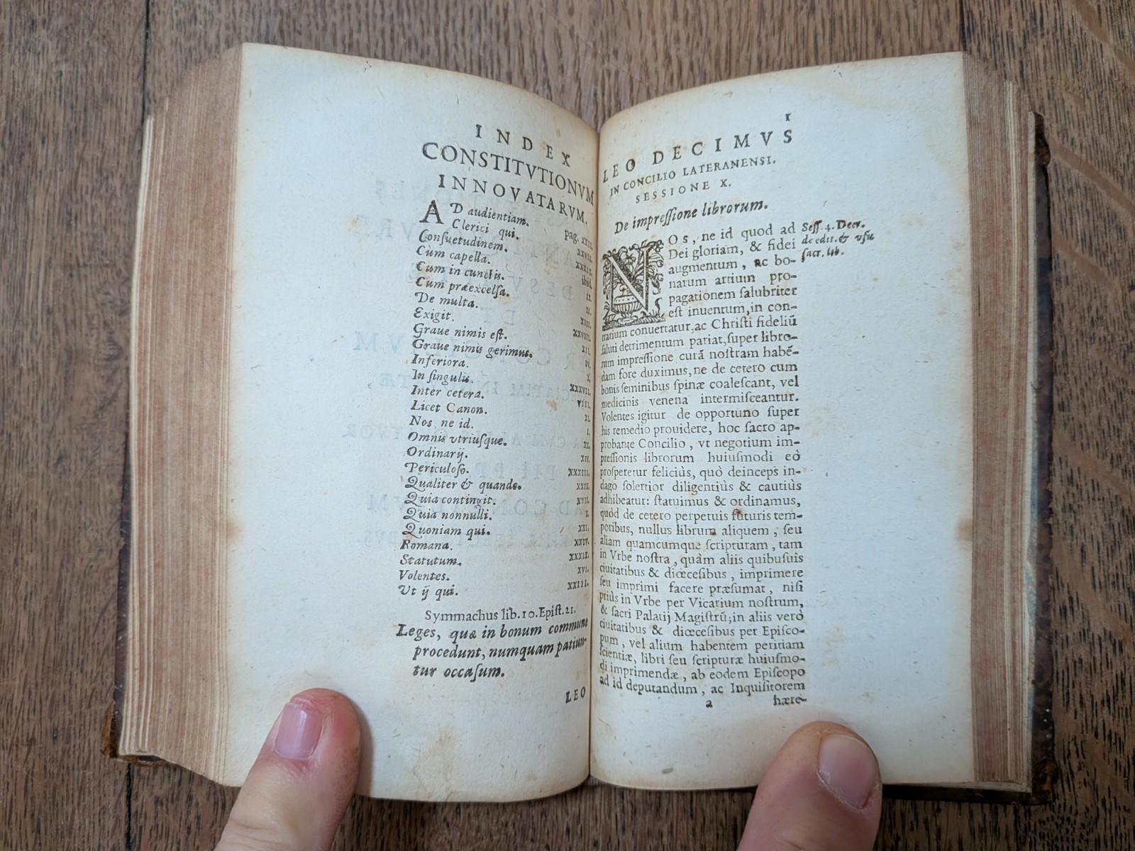 ancient book-Sacrosancti et Oecumenici Concili Tridentini -1640