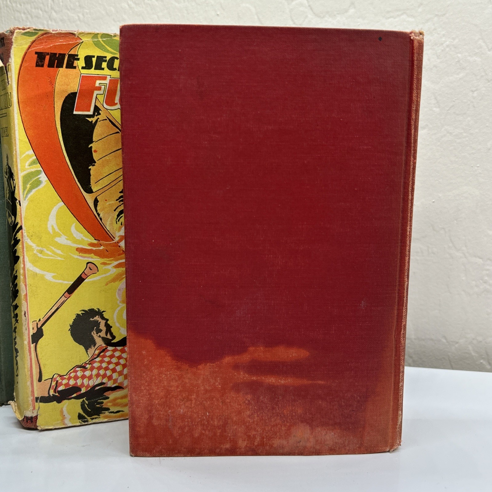 5 Antique/Vintage Hardback Books Juvenile Fiction Boyhood Outdoor Adventure