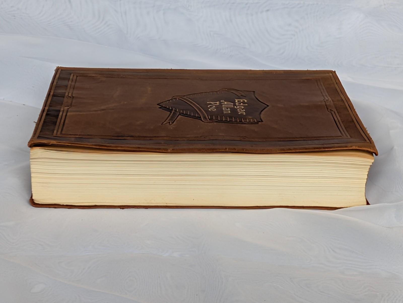 The Works of Edgar Allan Poe in One Volume, 1927, Walter J. Black, Leather Bound