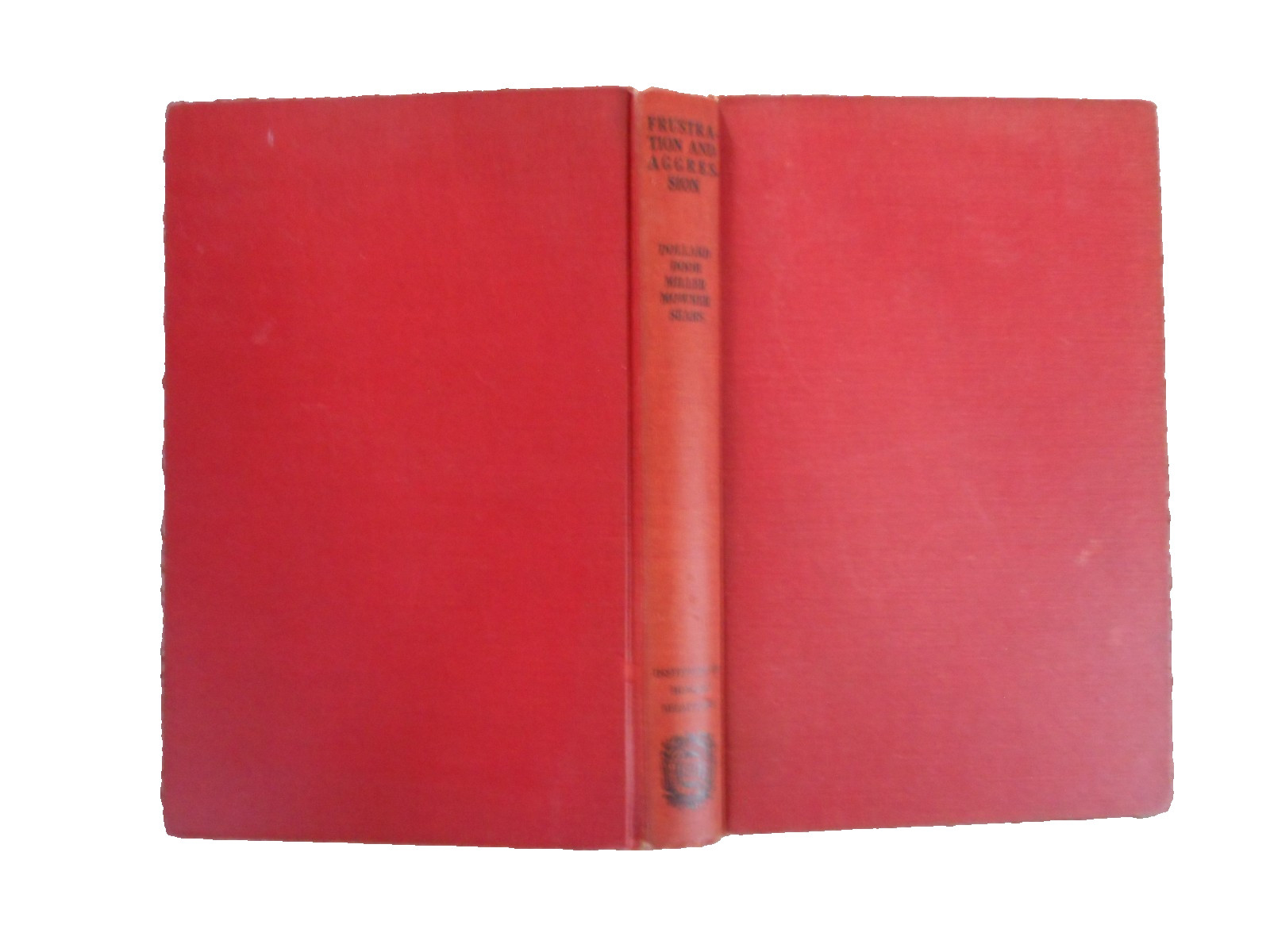 Frustration and Aggression Psychology Analysis 1939 first ed. Medical Health