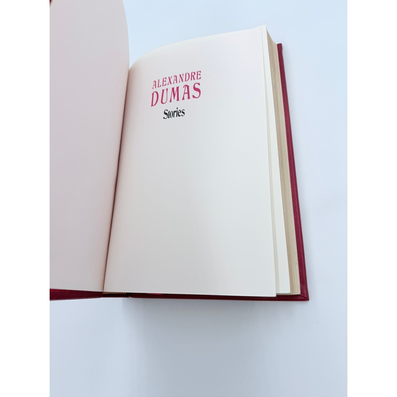 Alexandre Dumas Stories Franklin Library 1979 Limited Edition Red Gilt Leather