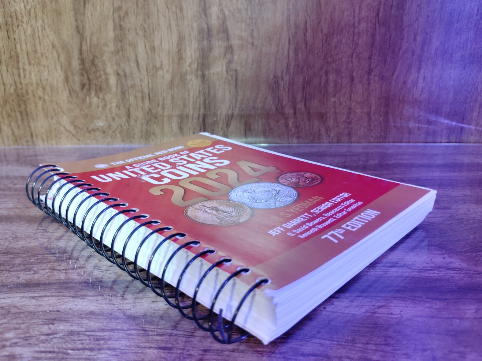 2024 Official Red Book US Coins 77th Edition Spiral Whitman Yeoman Garrett Price