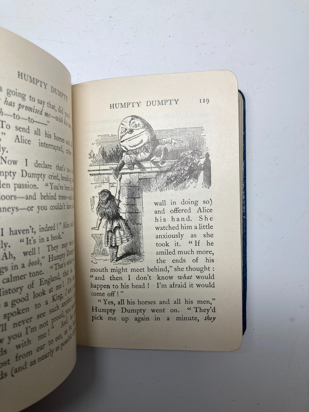 1935 Lewis Carroll LOOKING-GLASS Miniature Full Morocco Leather Tenniel