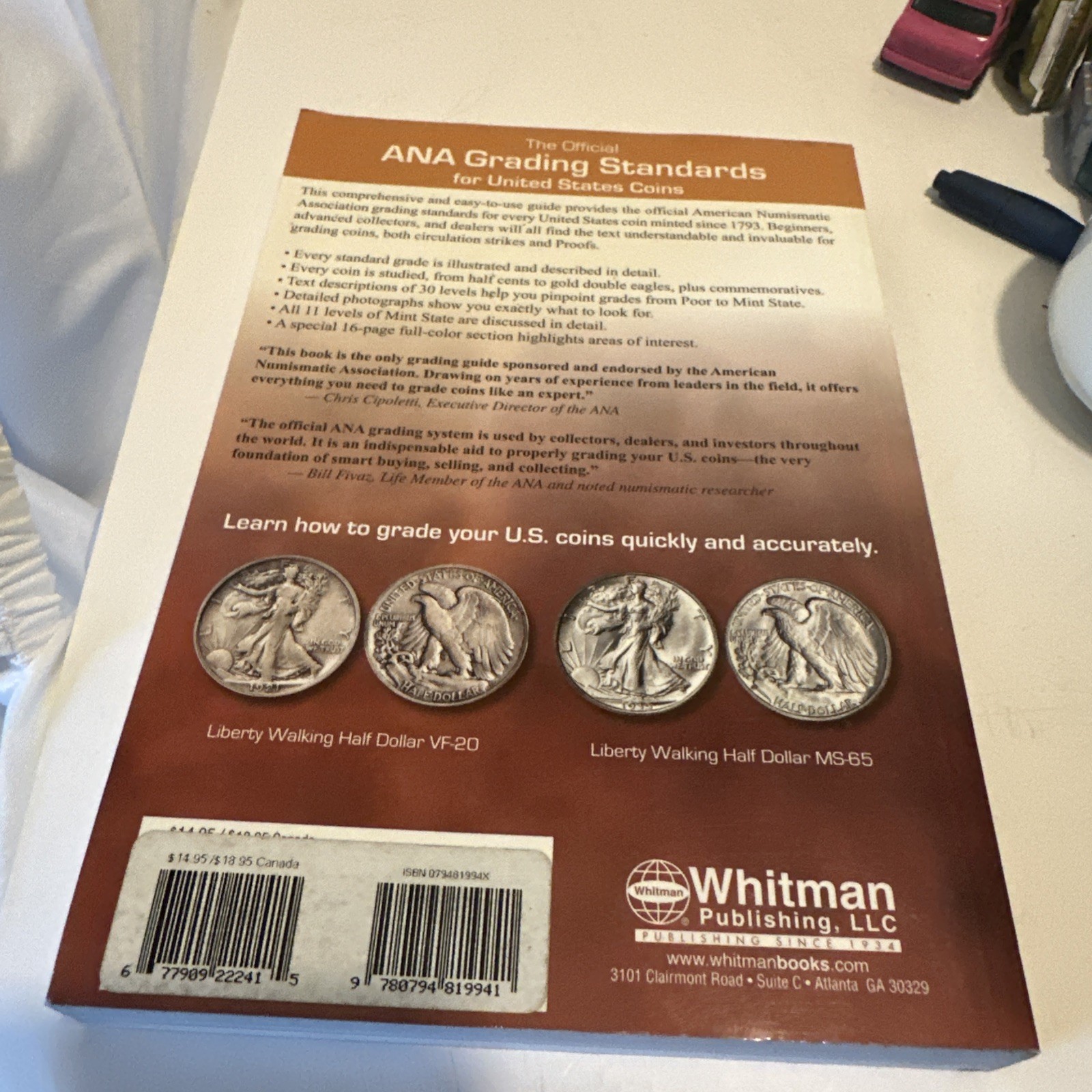 The Official American Numismatic Association Grading Standards 6th ed. hardcover