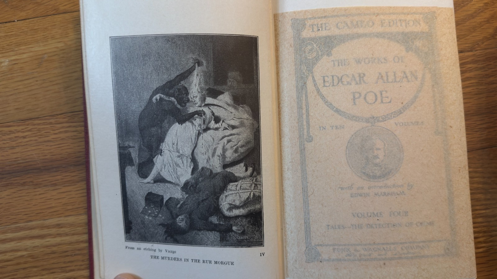 1904 Works of Edgar Allan Poe Cameo Edition 1-10, missing #9 Funk & Wagnalls