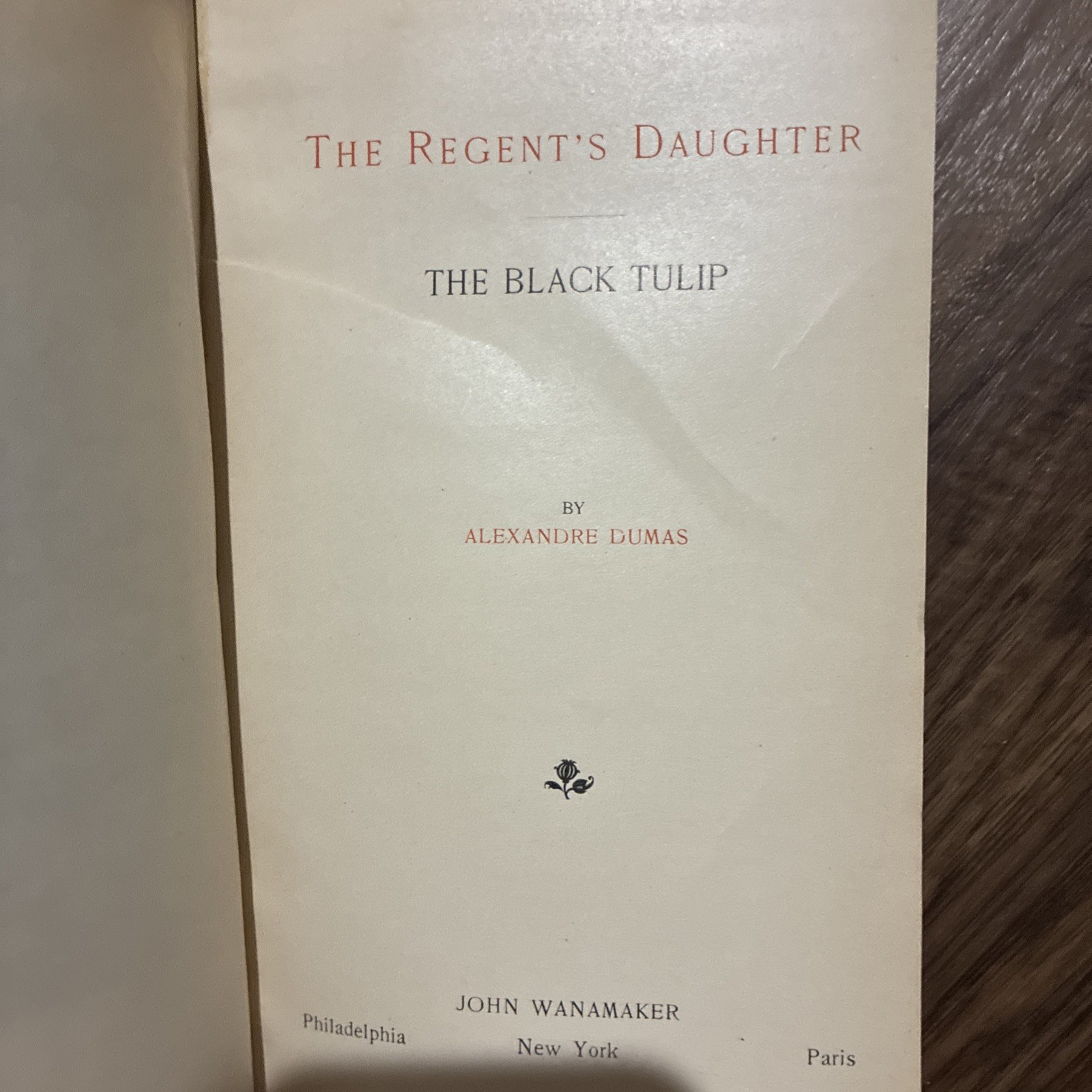 The Works of Alexandre Dumas 9 Volumes Vintage John Wanamaker 1900 – 1901