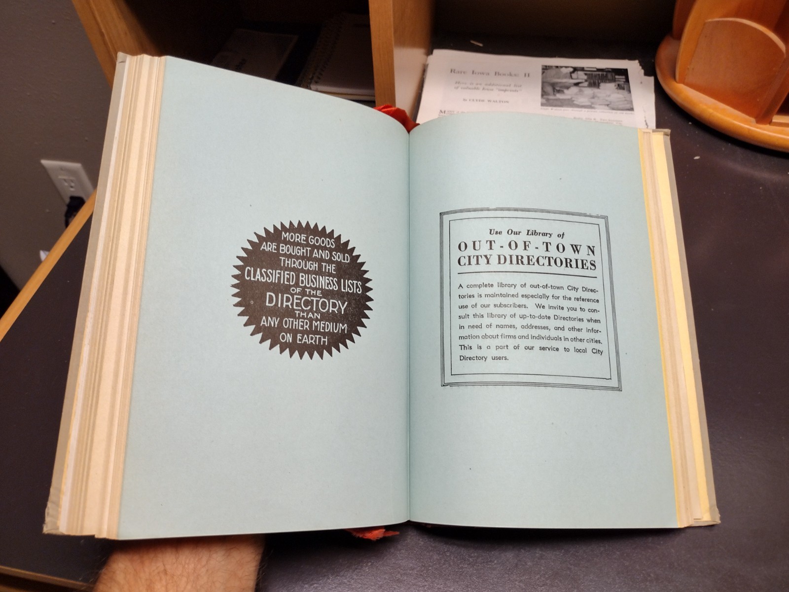 R.L. Polk’s Cedar Falls Black Hawk County Iowa City Directory 1950 Buyer’s Guide
