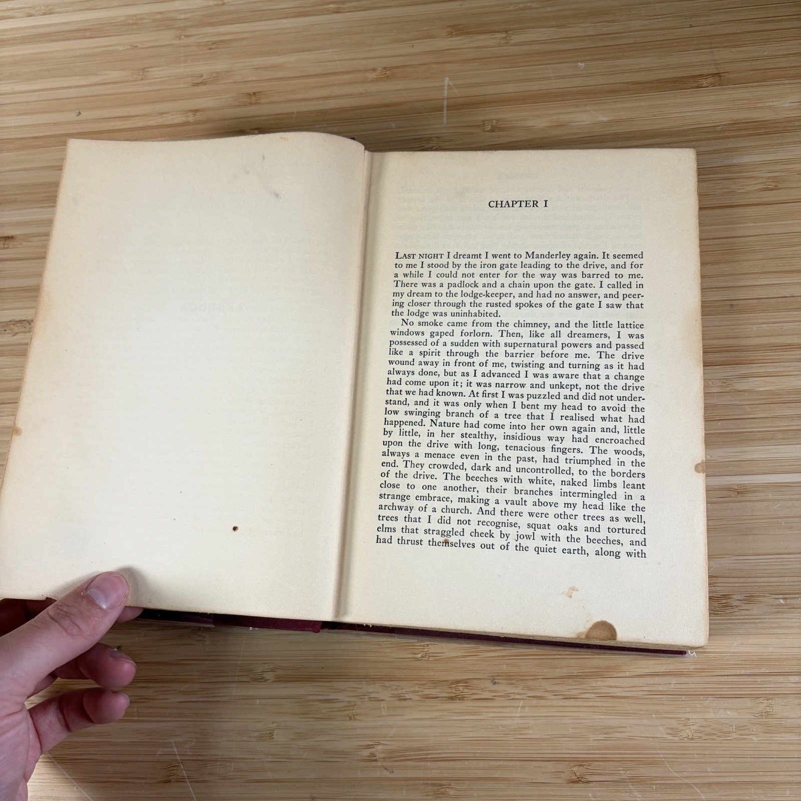 Rebecca by Daphne Du Maurier Book First American Edition 1st Printing 1938 Rare