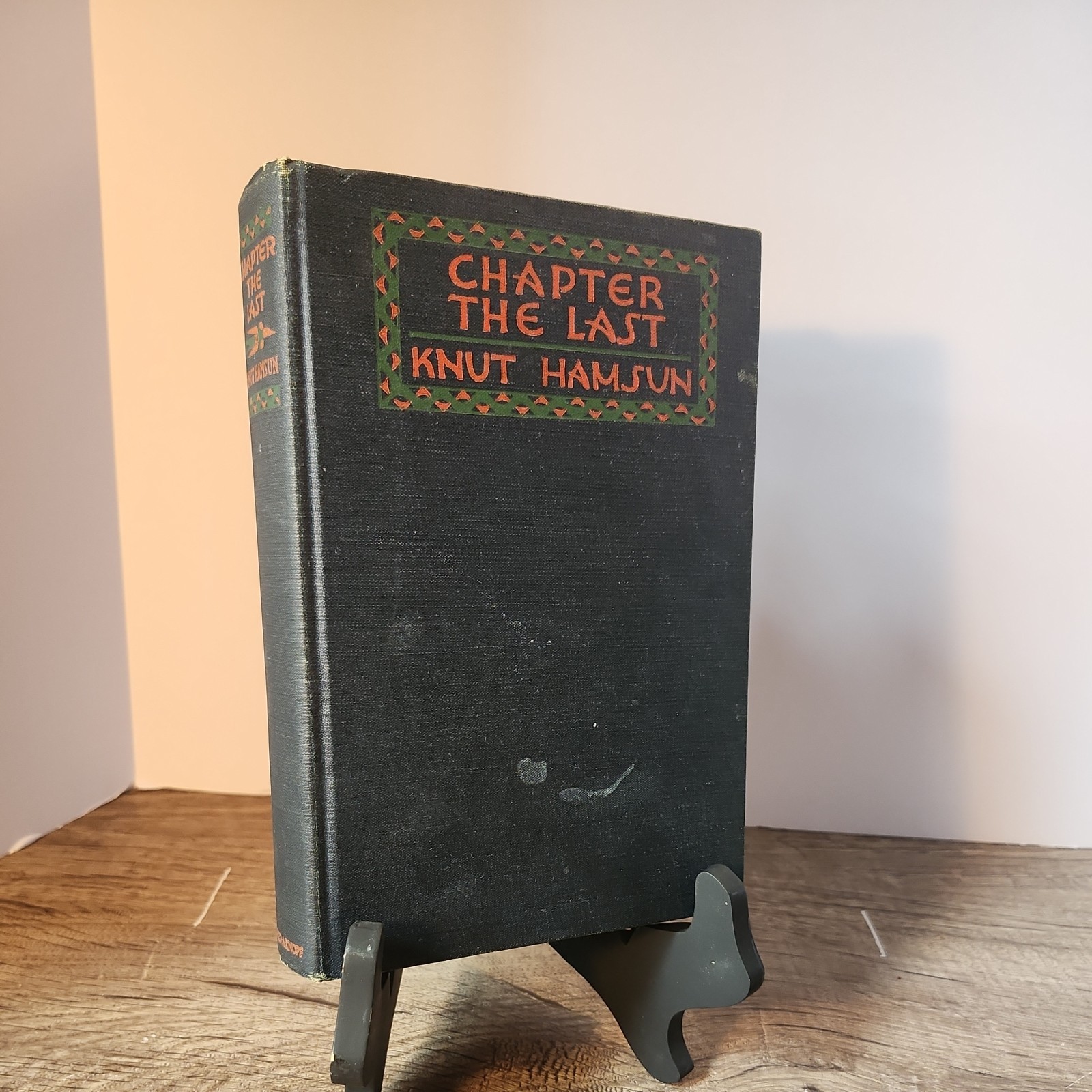 HAMSUN, Knut “Chapter the Last” [Alfred A. Knopf, 1929] 1st US Edition