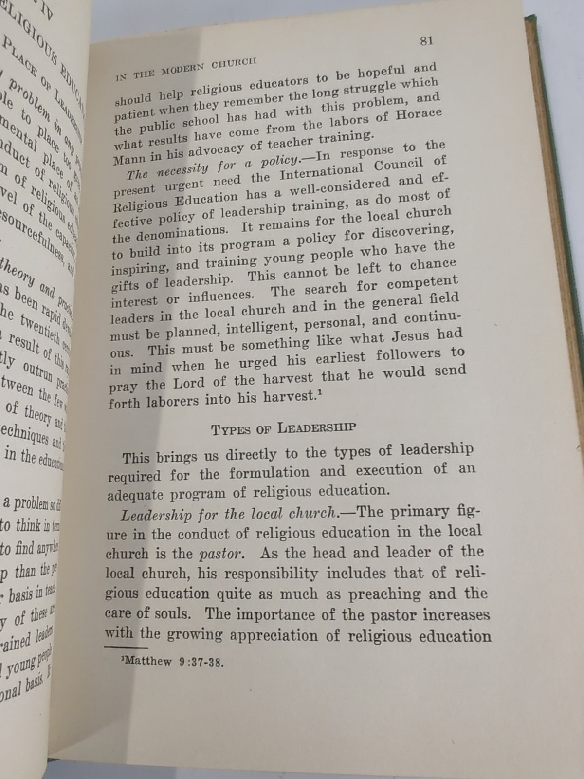Religious Education in the Modern Church by William Clayton Bower Vintage 1929