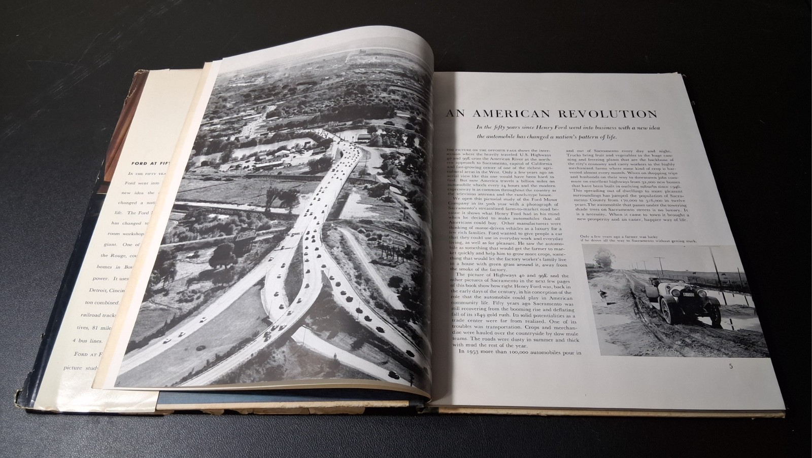 1953 Ford At Fifty An American Story Ford Motor Company History Book Henry Ford