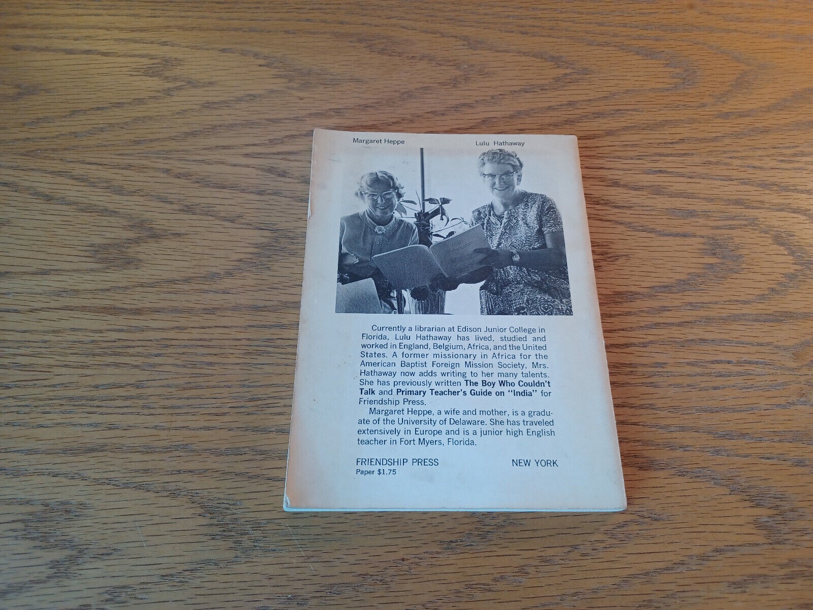 They Lived Their Love Lulu Hathaway Margaret Heppe 1965 Paperback Friendship Pre