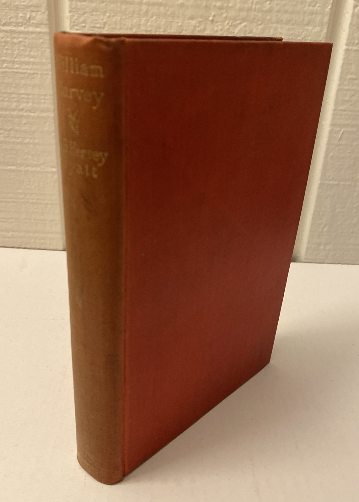 William Harvey by RB Hervey Wyatt HC 1924