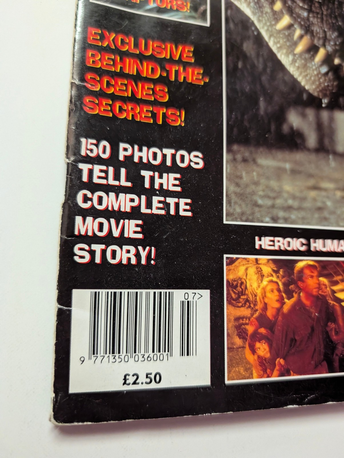 Jurassic Park Official Movie Souvenir Magazine 1992