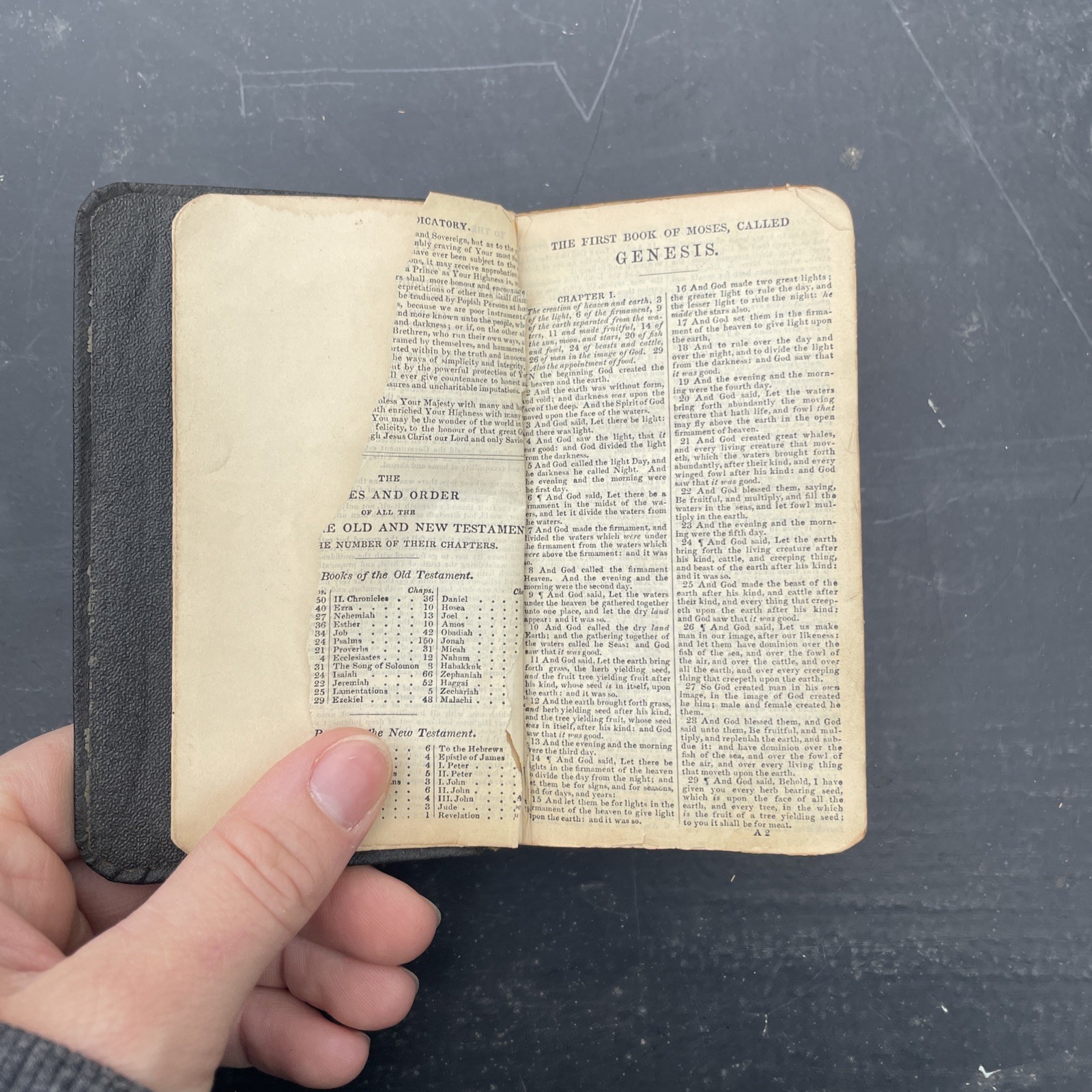 Vintage Bible New Testament Pocket Size 1940s Unknown Edition Mini