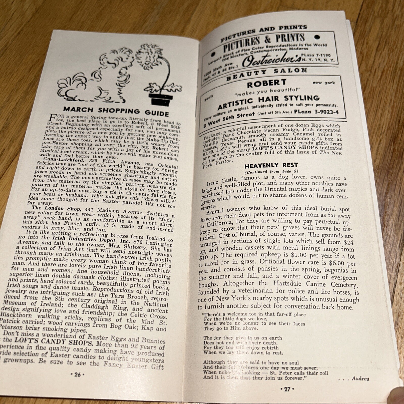 March 1953 THE NEW YORK VISITOR NY Guide Book NEW YORK CENTRAL SYSTEM Railroad