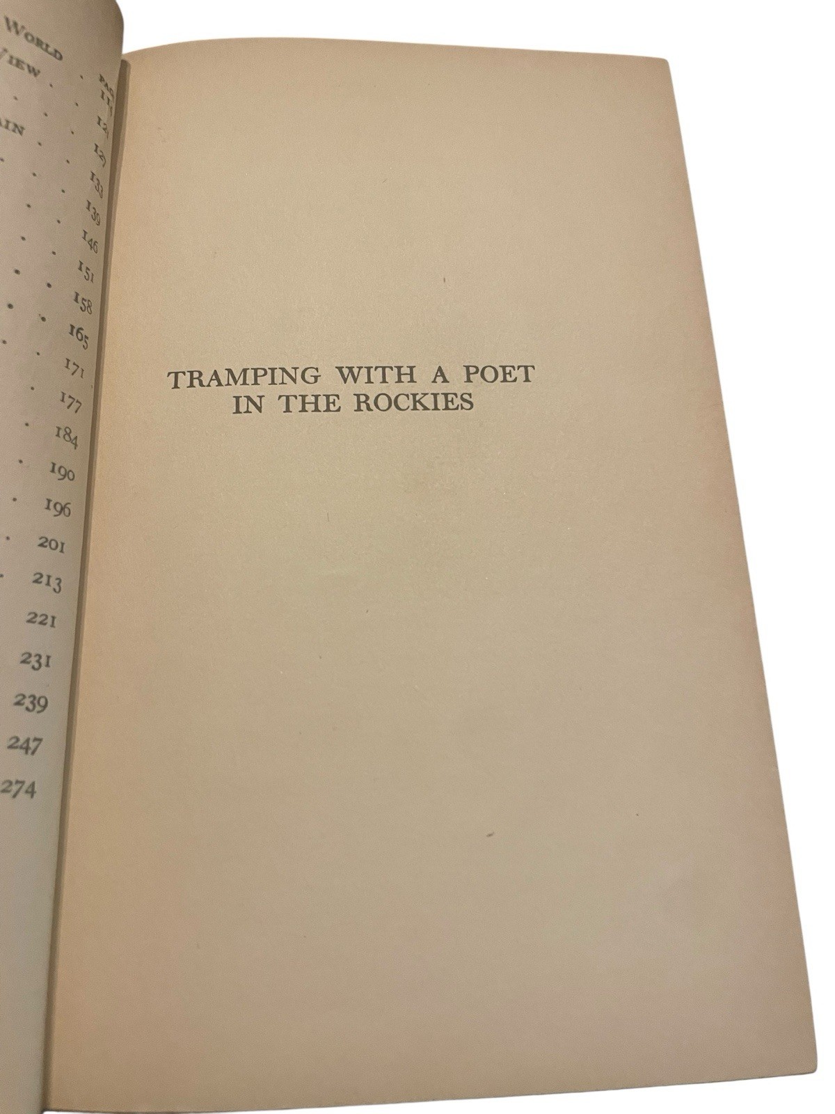Tramping With A Poet In The Rockies By Stephen Graham 1922 Hardcover Edition