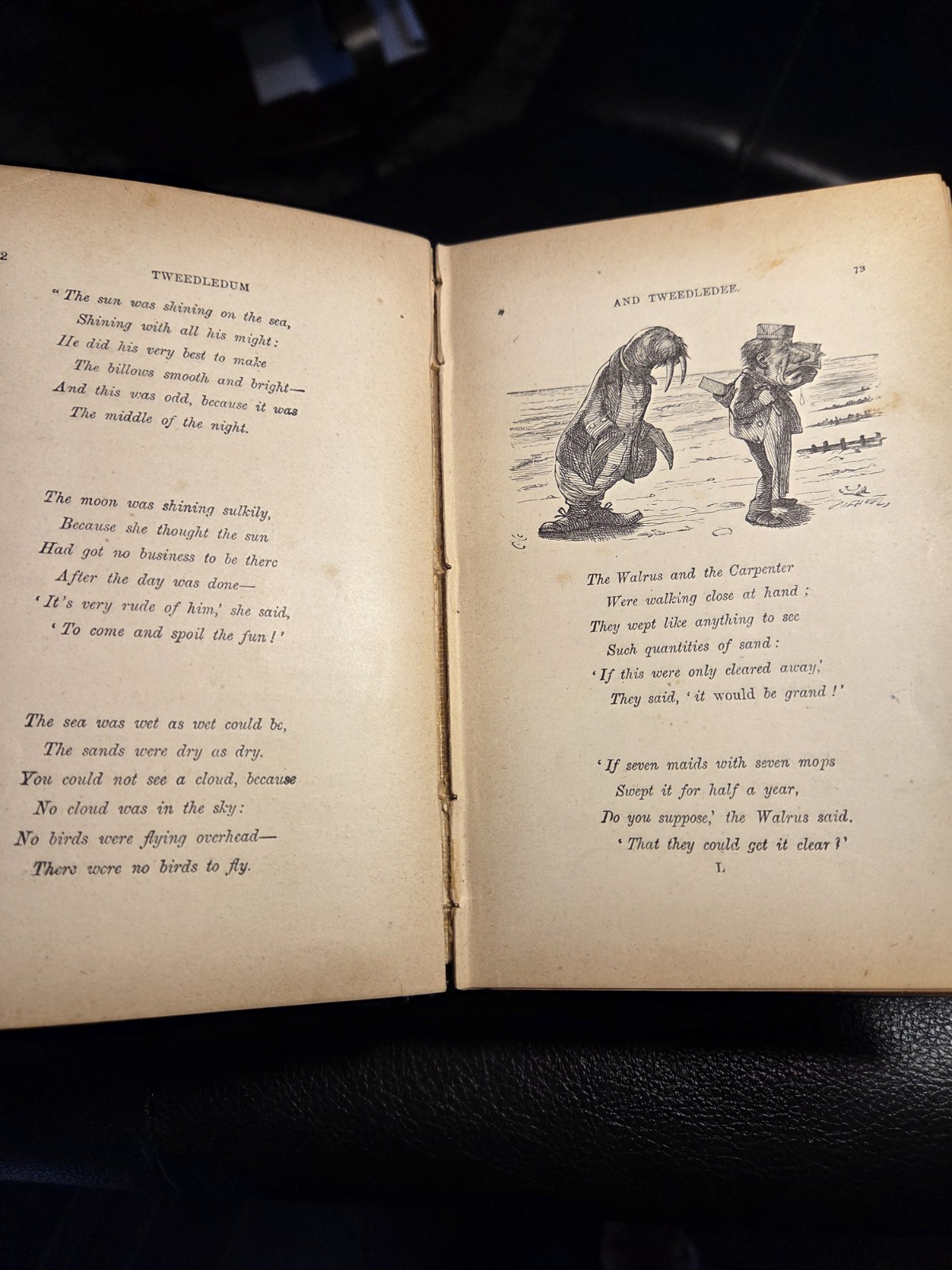 Through The Looking Glass Lewis Carroll, 1881, Illust. John Tenniel