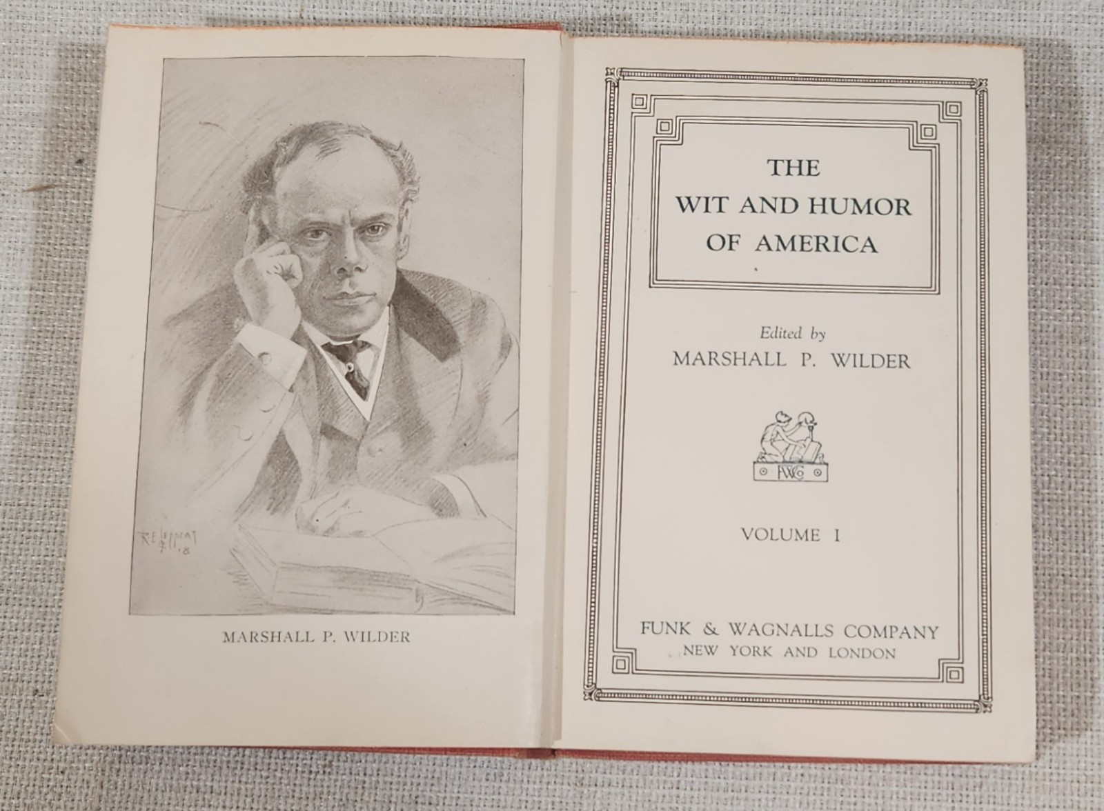 The Wit and Humor of America Book Set Funk & Wagnalls from 1911 Set of 7
