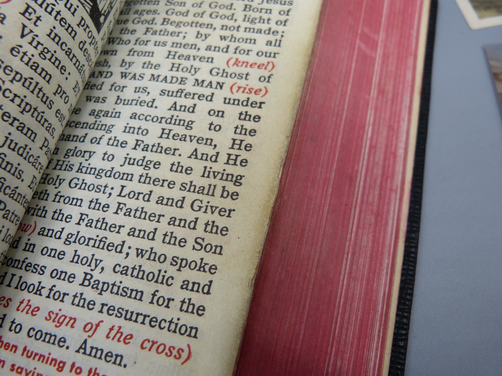 Saint Mary My Everyday Missal and Heritage (+ Cards) 1949 Benziger Bro.
