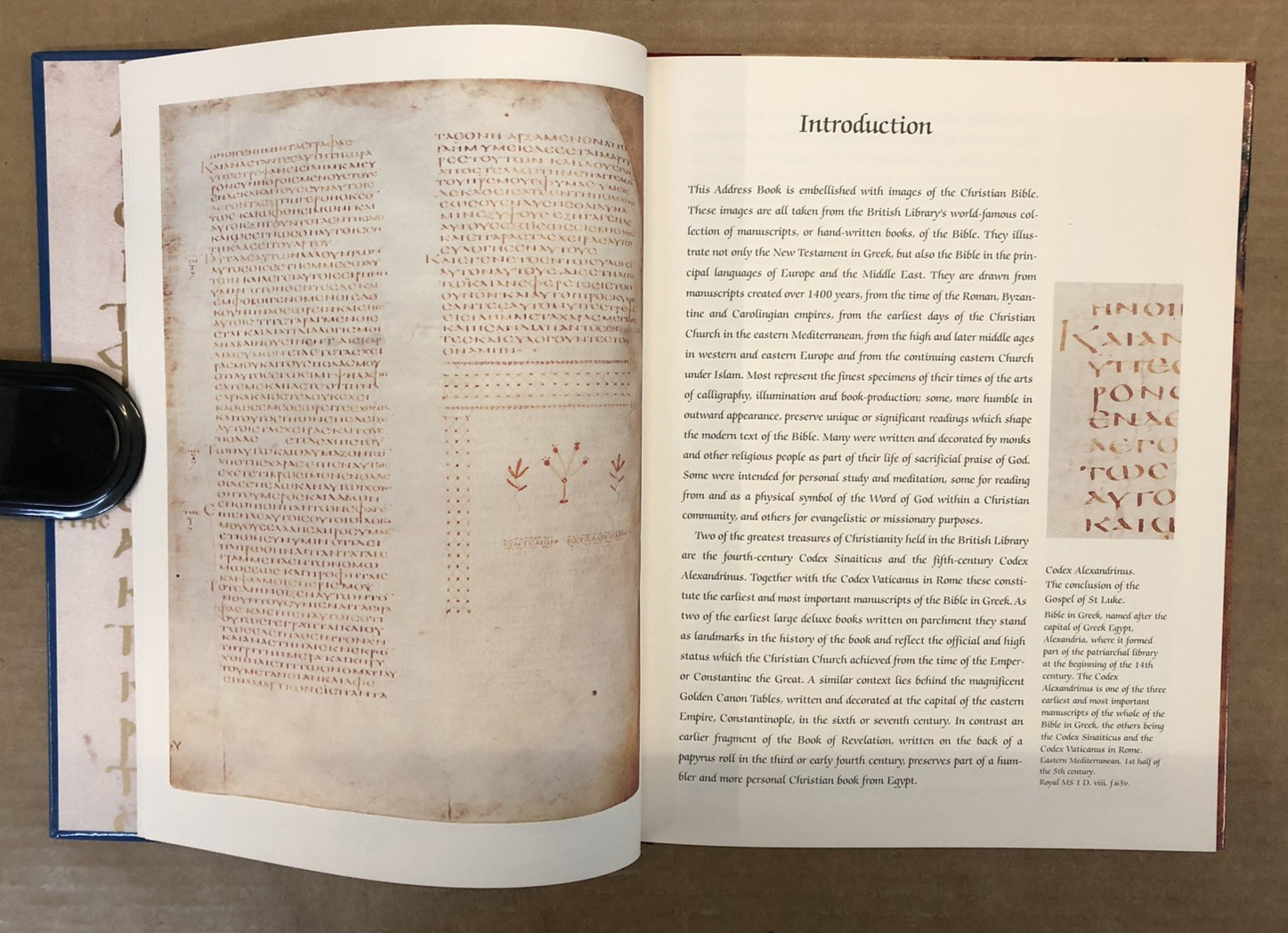 Bible Manuscripts – Address Book – The British Library – Hardback – 1999