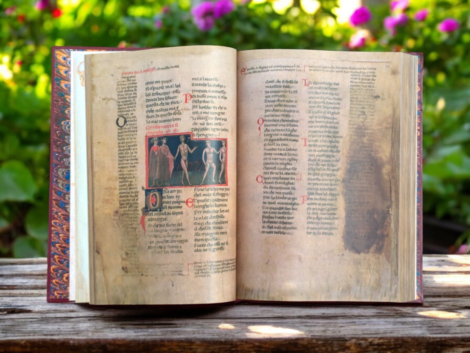 1321 DANTE ALIGHIERI DIVINE COMEDY Limited Deluxe Facsimile Leatherback Replica
