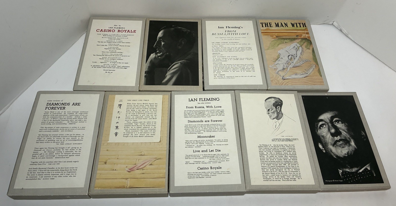 COMPLETE FACSIMILE SET OF IAN FLEMING’S 14 JAMES BOND NOVELS