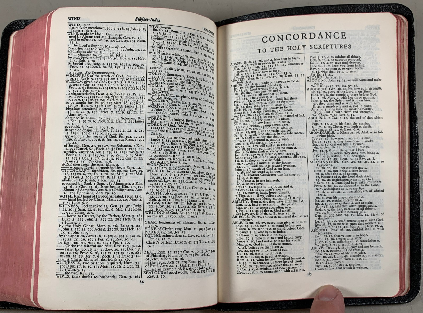 1945 Oxford KJV King James Version Bible Scofield Reference Edition Minion 133X