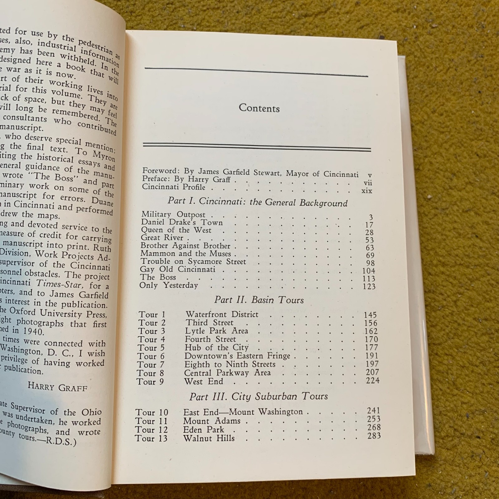 1943 Cincinnati WPA American Guide Series Book Ohio History 1st Edition WPA AGS