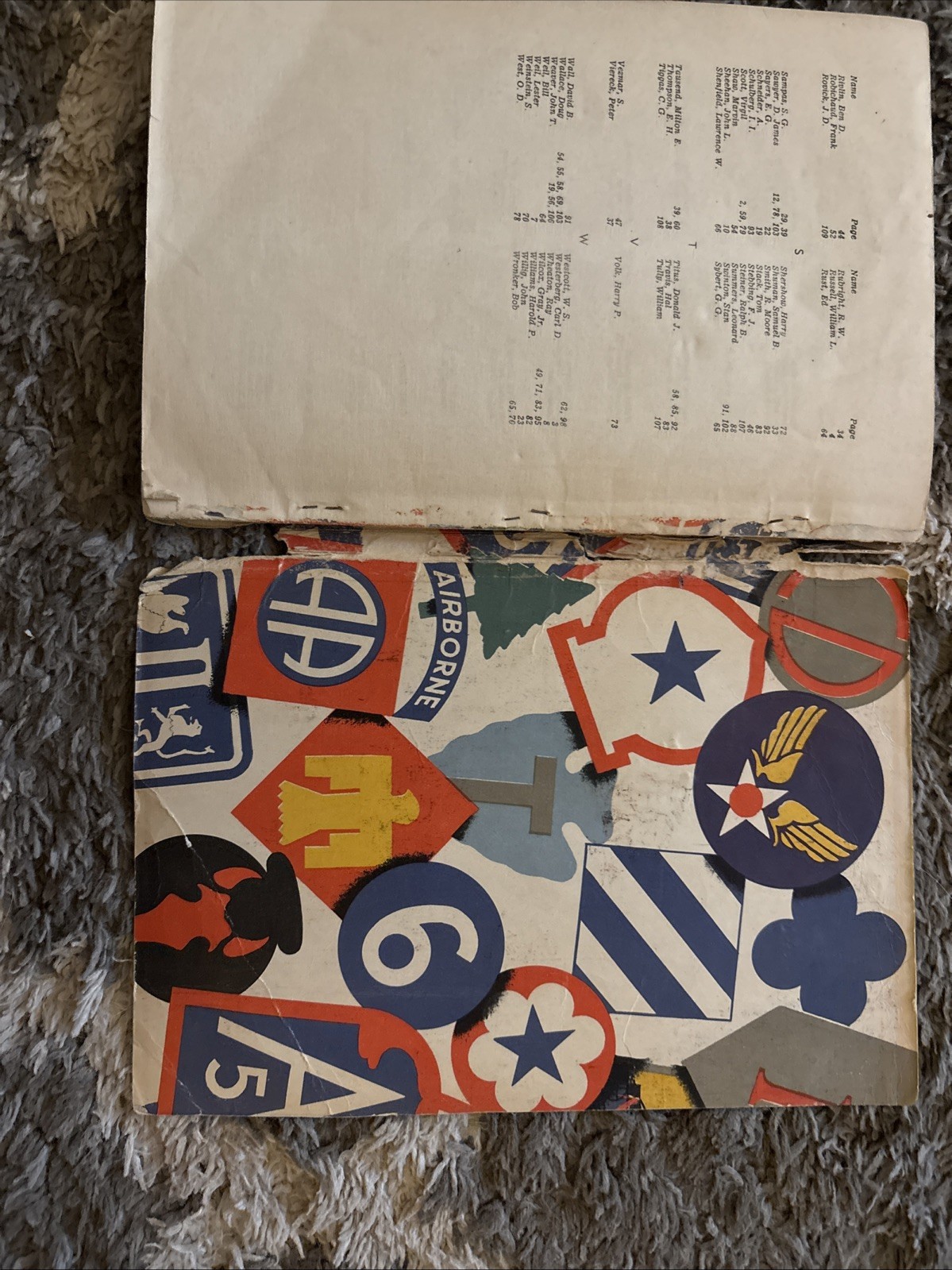 VINTAGE 1945 BOOK PUPTENT POETS OF THE STARS AND STRIPES MEDITERRANEAN ITALY