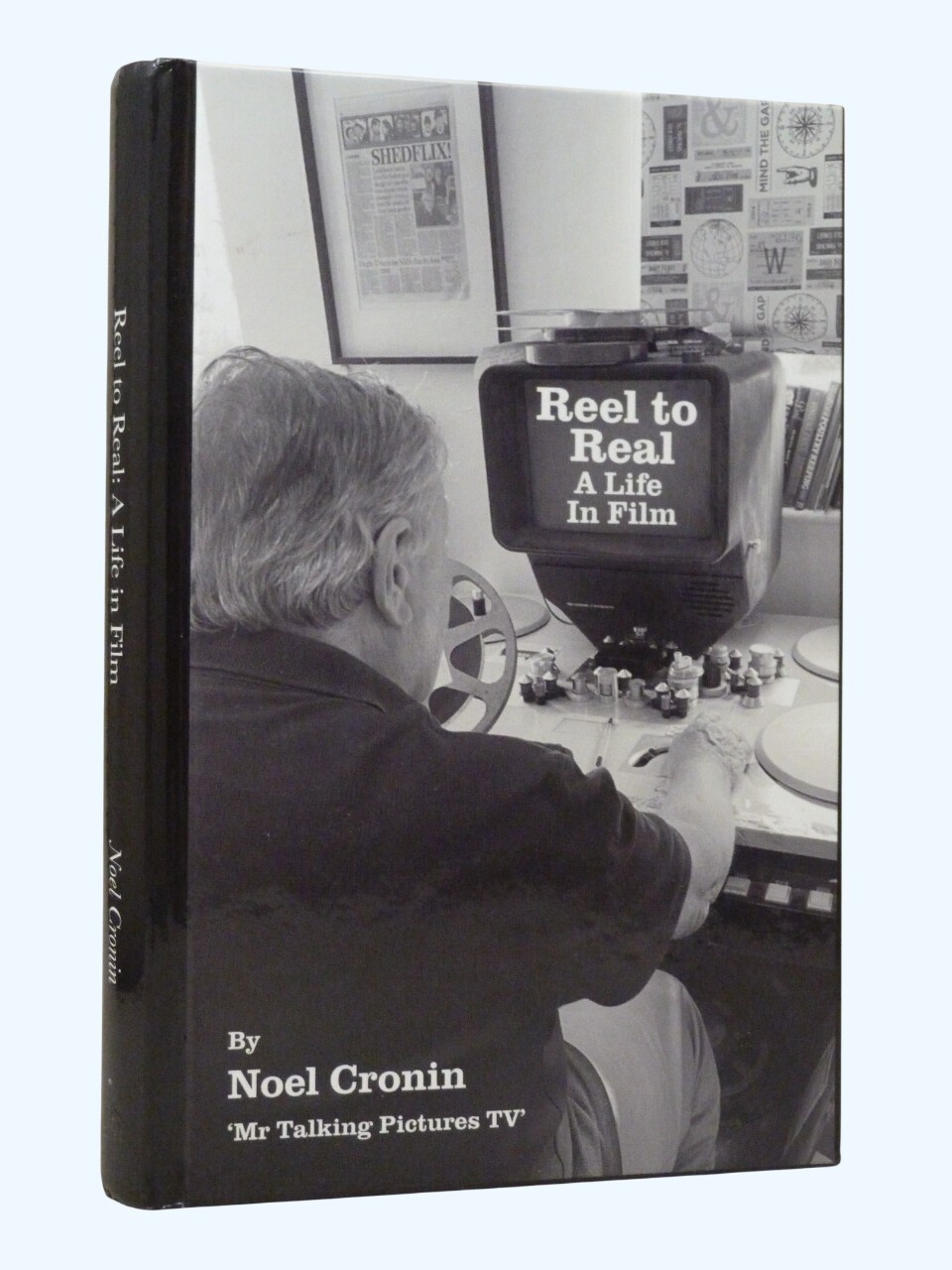 NOEL CRONIN signed Reel to Real; A Life in Film 1st HB 2021 TALKING PICTURES TV