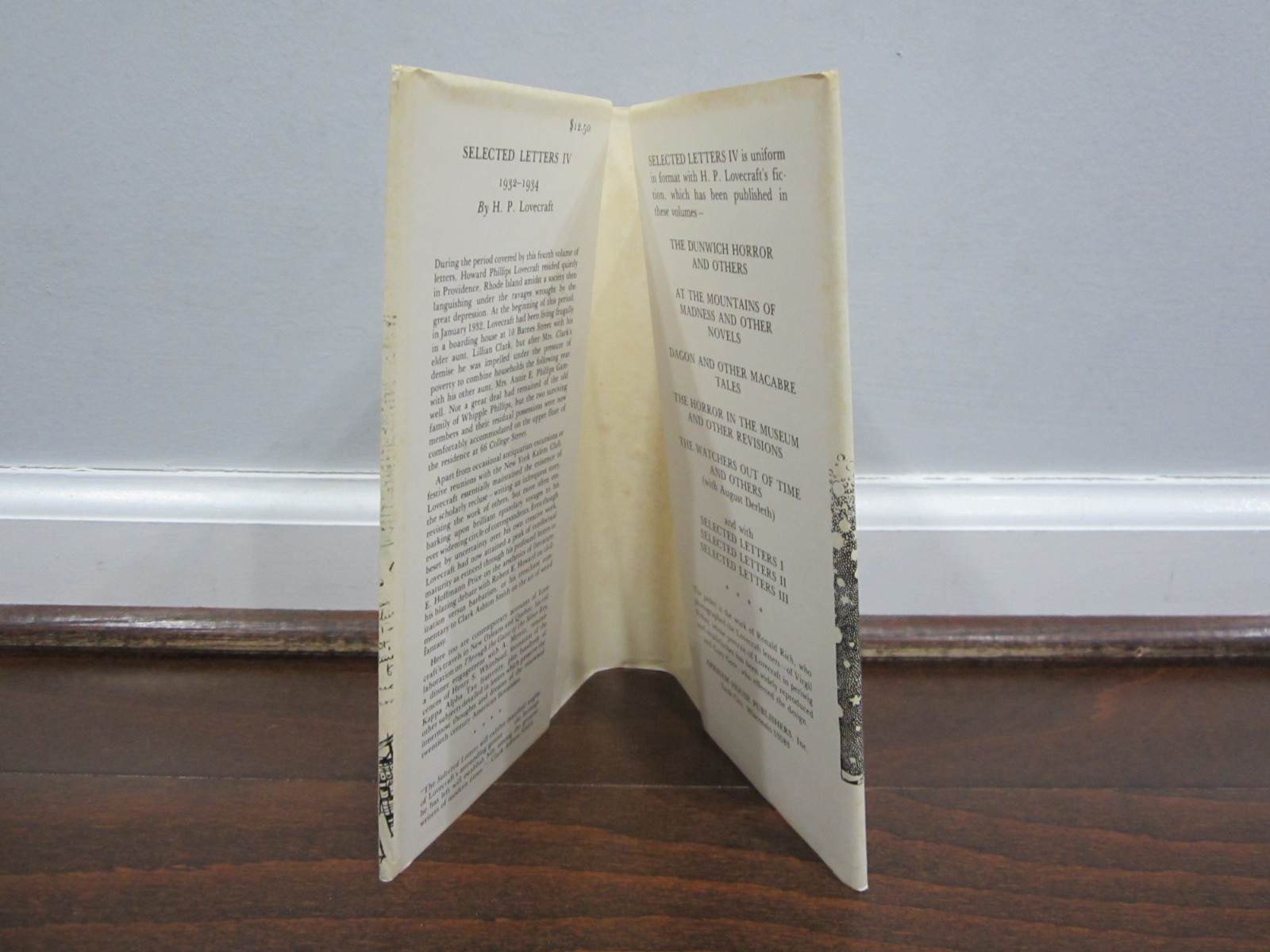 H. P. Lovecraft – SELECTED LETTERS (Volumes 1-5) (Arkham House) Hardcovers