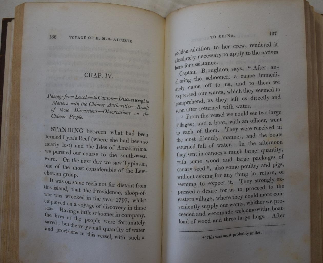 VOYAGE OF HIS MAJESTY’S SHIP ALCESTE, M’Leod, 1818 Embassy to China, Korea